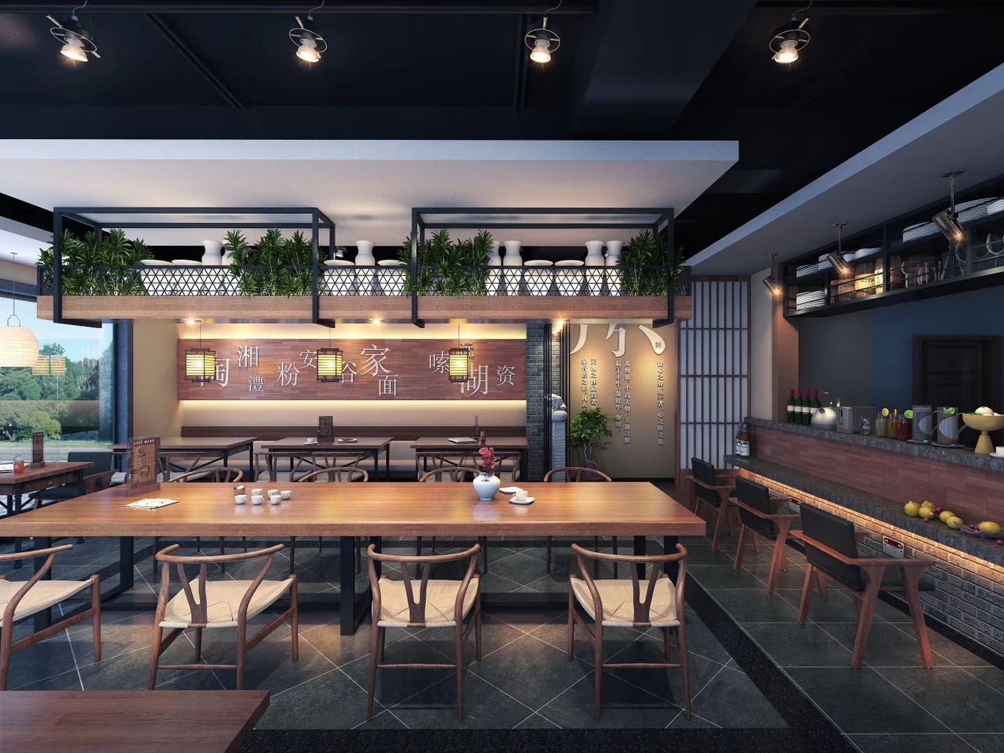 陶家湖-餐飲店鋪設(shè)計